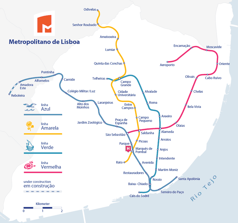 Metro Lissabon